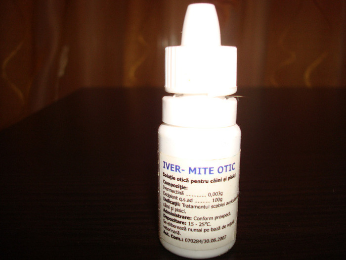 Iver-mite OTIC - MEDICAMENTELE SI FURAJELE  URECHIATILOR