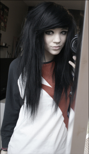 emo hair