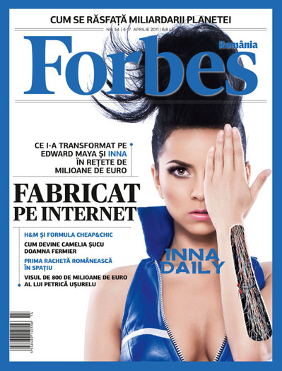 ForbesHQ - Inna on Forbes Magazine Cover