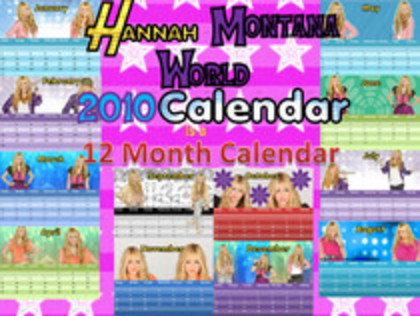 26018501_VGHTQWRAU - calendare hannah montana