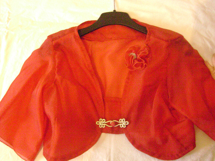 bolero organza