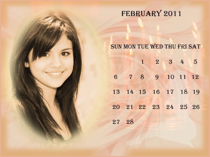 HZXYMJYZQPNRXDGQEBA - Calendar Selly