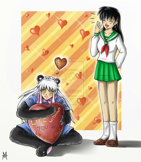 Inu Kag - I - InuYasha love Kagome