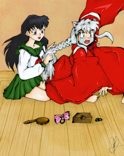 Inu Kag - I - InuYasha love Kagome