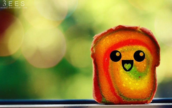 mini_rainbow_toast____by_aoao2-d494vjz - Poze artistice