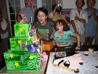 0001 - Joey king and Selena celebrating thier birthdays