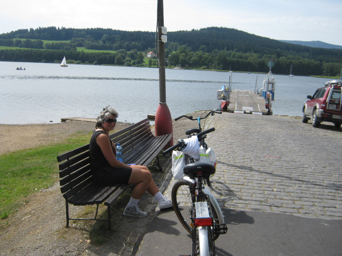 am terminat turul lacului Moldausee