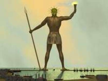 colosul din rhodos - cele 7 minuni ale lumii