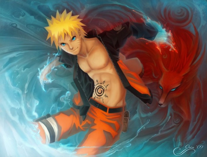 __Uzumaki_Naruto___Maelstrom___by_orin - Naruto