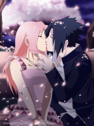 commission_sasusaku_first_kiss_by_annria2002-d32m7ai - sasusaku