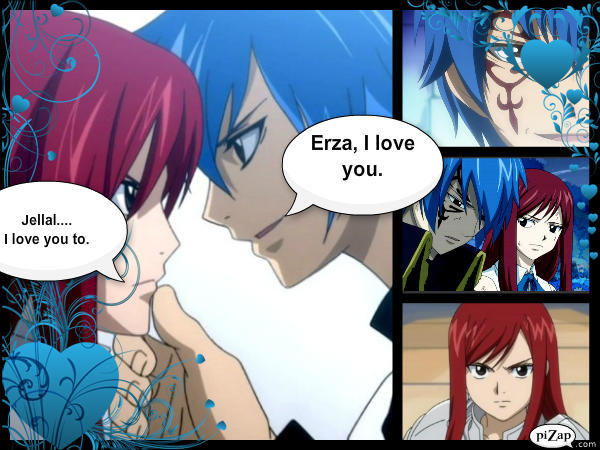 jellal and erza - Pozele facute de mine pe pizap