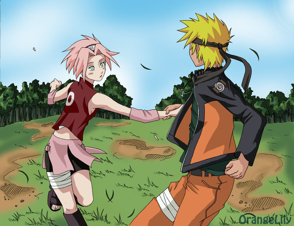 Come_With_Me____by_OrangeLily - narusaku