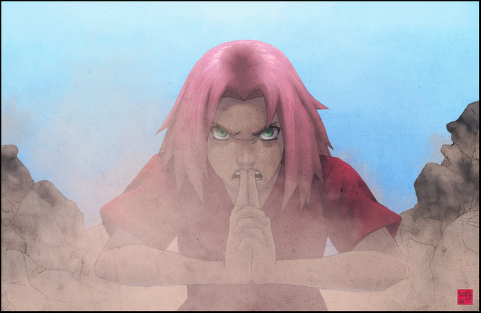 Sakura_fight_by_Lee_nus