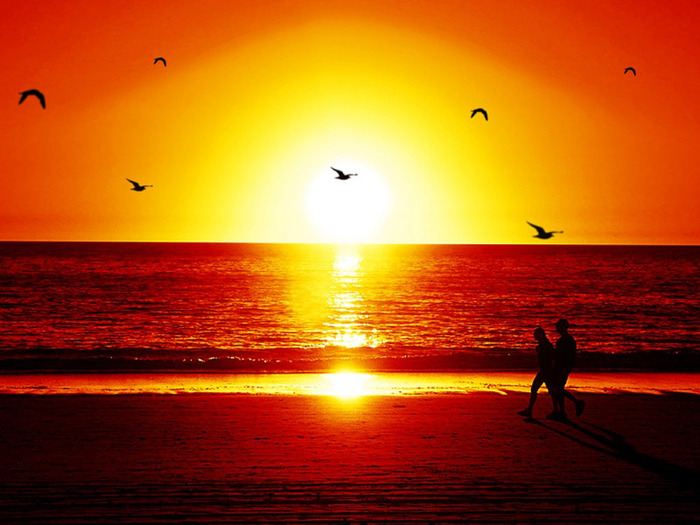 red_sunset_beach