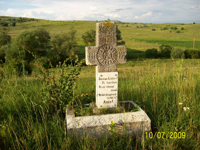 Piatră veche  ce delimitează hotarul satului Paloş, faţă de hotarul satului vecin Beia.