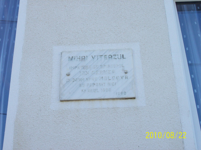 PLACA INAINTE DE RESTAURARE.