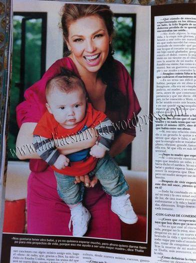 7 - Thalia ni-l prezinta pe Matthew Alejandro in revista HOLA