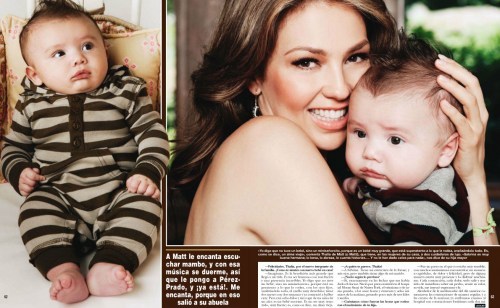 10 - Thalia ni-l prezinta pe Matthew Alejandro in revista HOLA