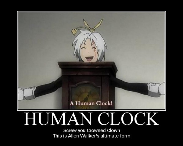Human Clock - Demotivational Posters