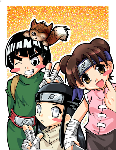 Naruto___Team_Gai__by_MooguriKlaine - Naruto