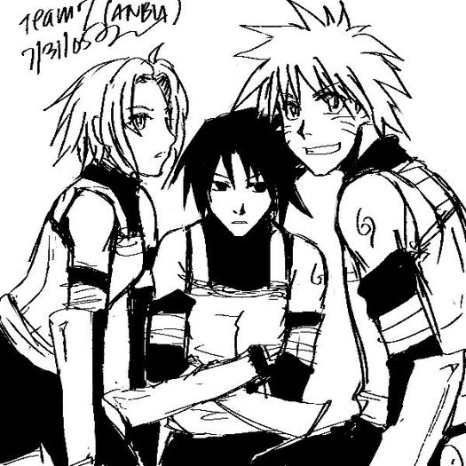 Naruto___Anbu_Team_7_by_majochan