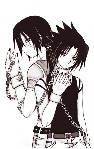 Naruto___ItaSasu_chained_by_ECK