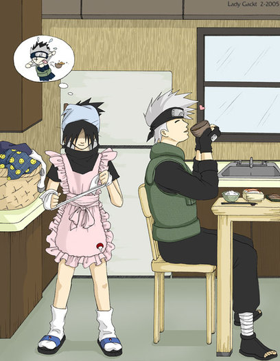 NARUTO___Pink__Frilly_Apron_by_vlvtnightmare