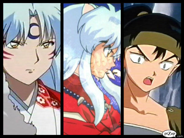 sesshomaru, inuyasha and koga