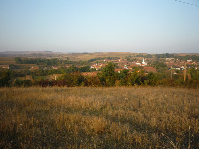 Satul PALOŞ vazut din partea sudica la 26 sept.2011.