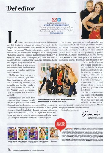 Thalia - Thalia in revista PEOPLE EN ESPANOL-noiembrie 2011