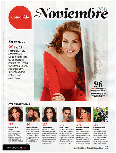 Thalia - Thalia in revista PEOPLE EN ESPANOL-noiembrie 2011