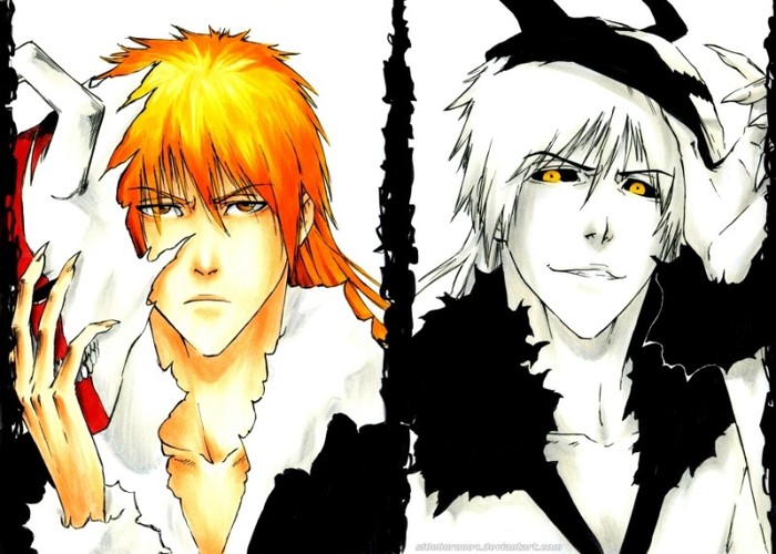 BLEACH__Hollow_mode_by_Sideburn004 - BLEACH