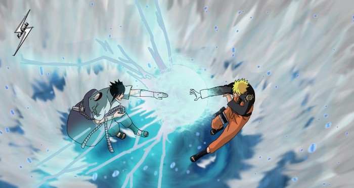 shidori_vs_rasengan_by_kakashirayoblanco