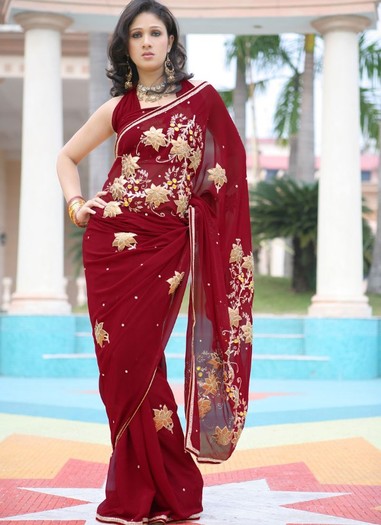 red-sari