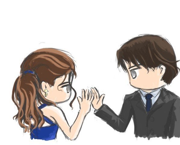 Elena & Damon - Cartoons