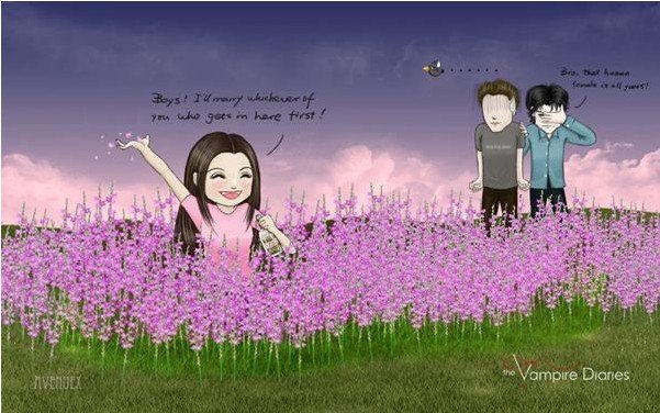 The Vampire diaries - Cartoons