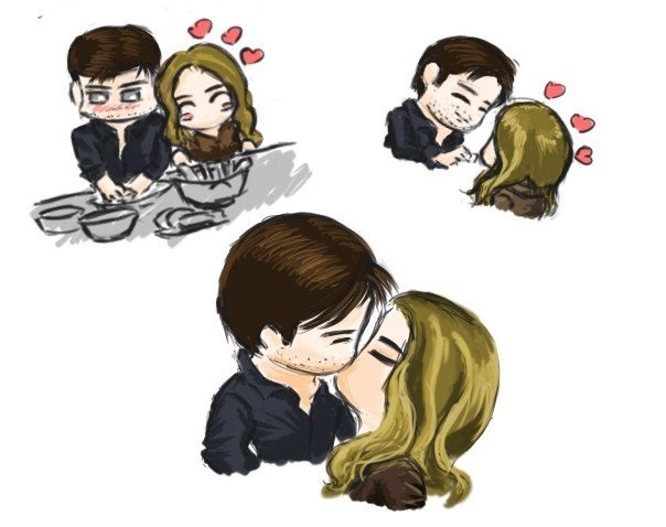 Jenna & Alaric - Cartoons