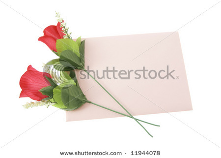 stock-photo-red-roses-and-greetings-card-11944078 - Ceva special
