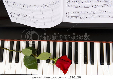 stock-photo-sheet-music-with-rose-piano-1776126 - Ceva special
