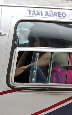  - 2011 Out for a Helicopter Ride with Selena in Rio de Janerio Brazil October 4th