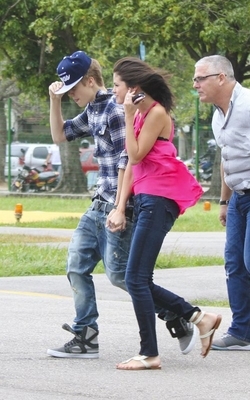  - 2011 Out for a Helicopter Ride with Selena in Rio de Janerio Brazil October 4th