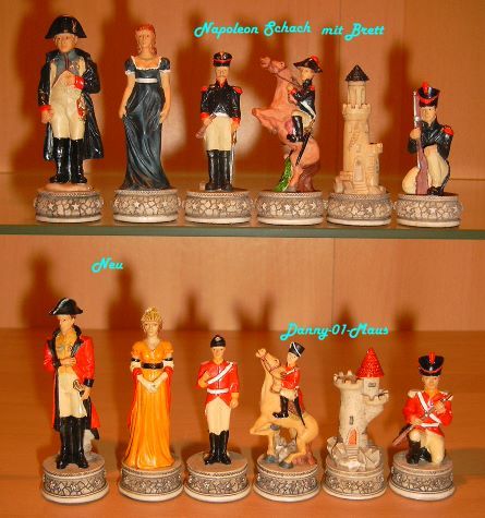 Set de sah Napoleaon cu piese hand-made _ 515 lei