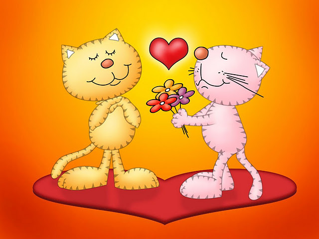 Download valentines day wallpaper printable  Happy Valentines day 2011 wallpapers Printable cartoon  - poze poze
