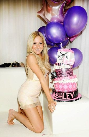 Ashley Tisdale - ASHLEY TISDALE CELEBRATES HER 26TH BIRTHDAY