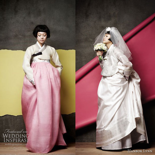 asian-wedding-gown-korean-hanbok - Hanbok modern