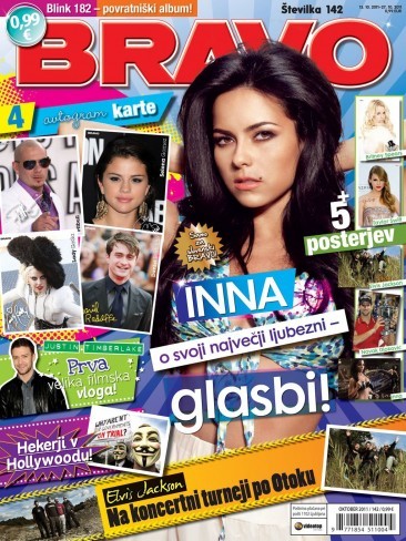 Bravo Slovenia - Inna in Bravo Magazine Slovenia