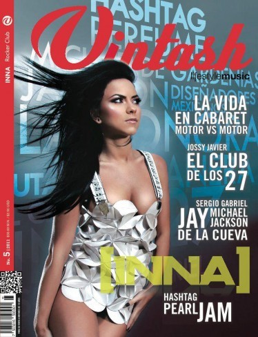 Vintash Magazine - Inna on the cover of Vintash Magazine