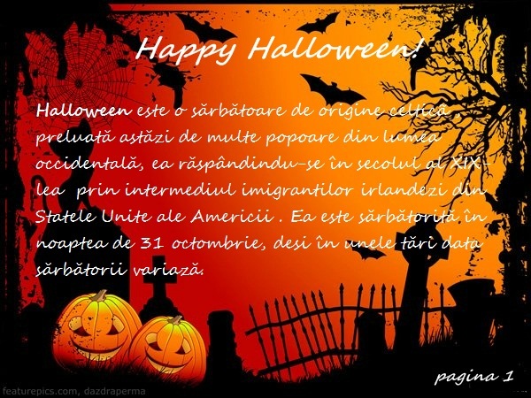 pg1-halloween - 2 editie specialaaaaa l revista l Halloween