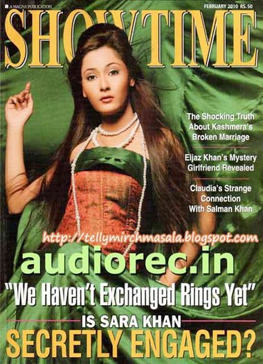 showtime - Sara Khan aka Sadhna Rajvansh