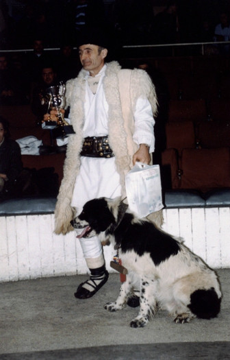 AN AUTENTIC SHEPHERD WON THE PRIZE OF POPULARITY AT FIRST NATIONAL CHAMPIONSHIP BUCHAREST 1998 - organizate de CNCCR